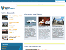 Tablet Screenshot of hotelesmontevideo.com